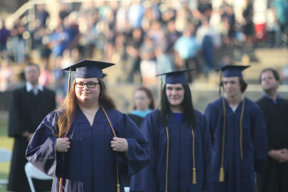 Sycamore High School's Class of 2021's graduation ceremony was held on the football field Wednesday, May 26, 2021.