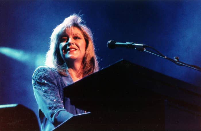 Christine McVie performs at the Met Center in Bloomington, Minnesota, on June 30, 1990.