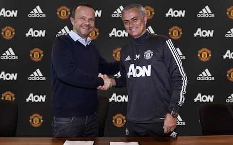 Ed Woodward and Jose Mourinho - Credit: Getty images