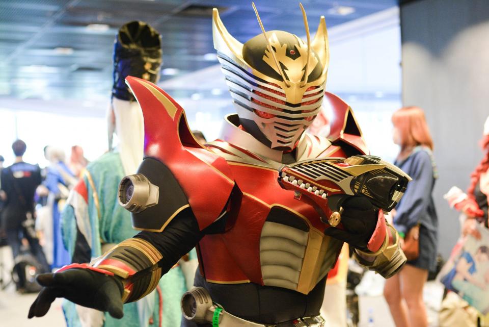 <p>Cosplayers at the Suntec Convention Centre for this year’s Anime Festival Asia Singapore. (Sharlene Sankaran/ Yahoo Singapore) </p>