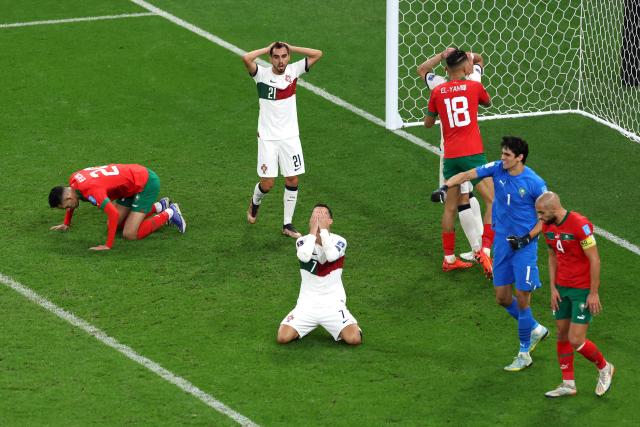 World Cup 2018: Fifa deny referee asked for Cristiano Ronaldo's shirt at  half-time of Portugal vs Morocco, The Independent