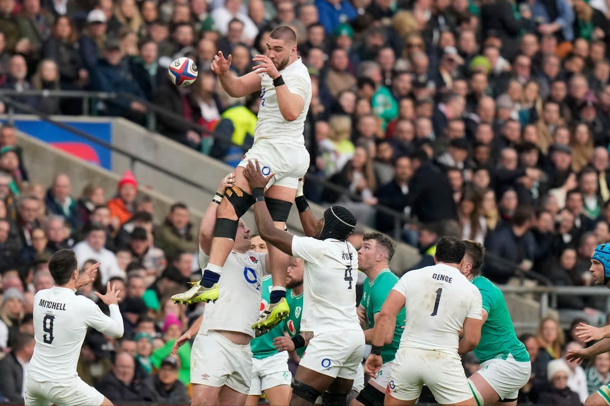 George Martin helped England dominate the lineout (AP)