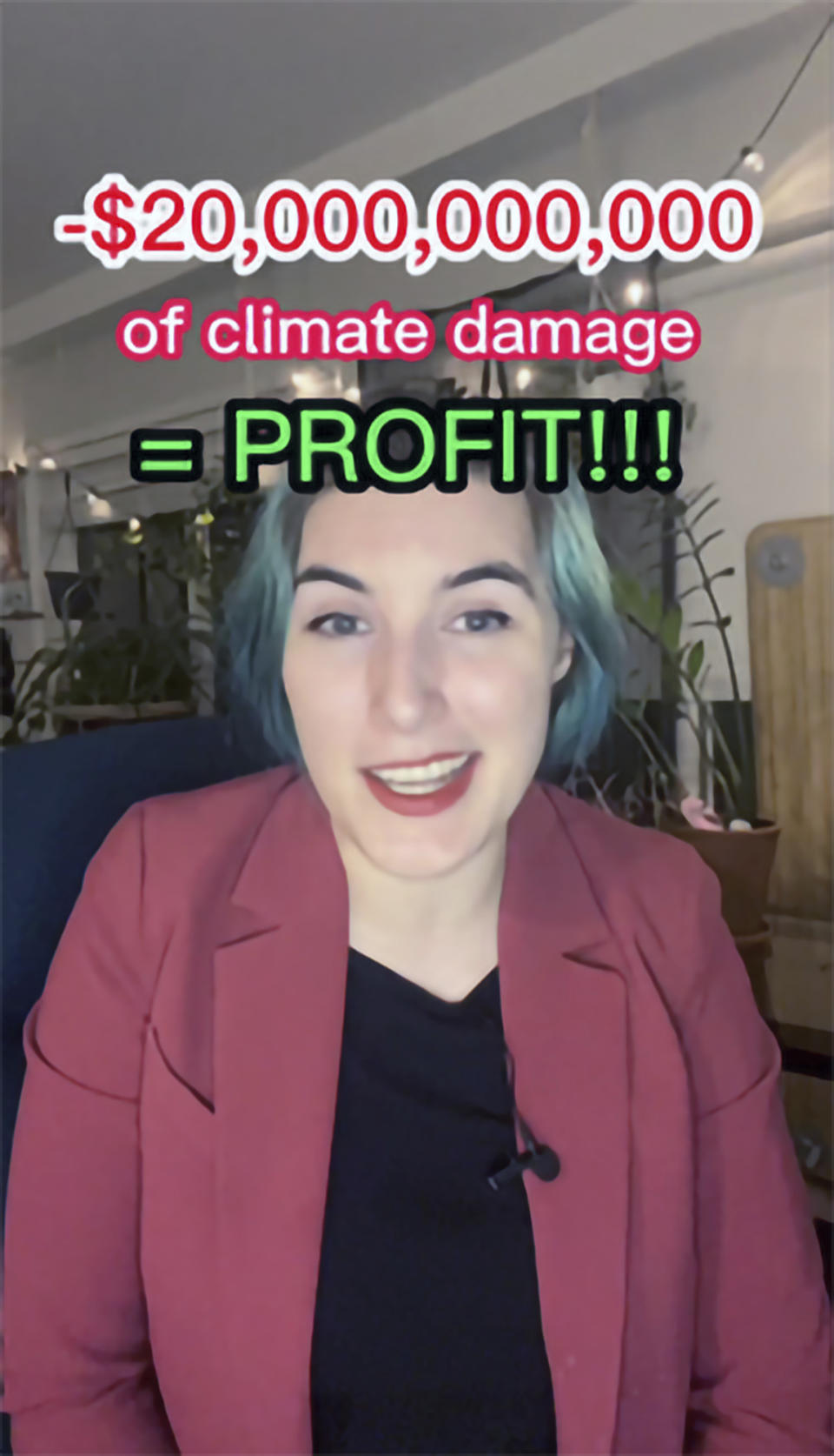 In this screenshot provided on March 7, 2023, TikTok user Hazel Thayer speaks out in a TikTok video against an oil drilling project that's proposed on Alaska's North Slope. A social media campaign is urging President Joe Biden to reject the project. The #stopwillow campaign, mostly on TikTok, has tallied more than 50 million views. Its popularity reflects the unease that young Americans feel about climate change and their concern that Biden will not keep his campaign pledge to curtail oil drilling. (Hazel Thayer via AP)