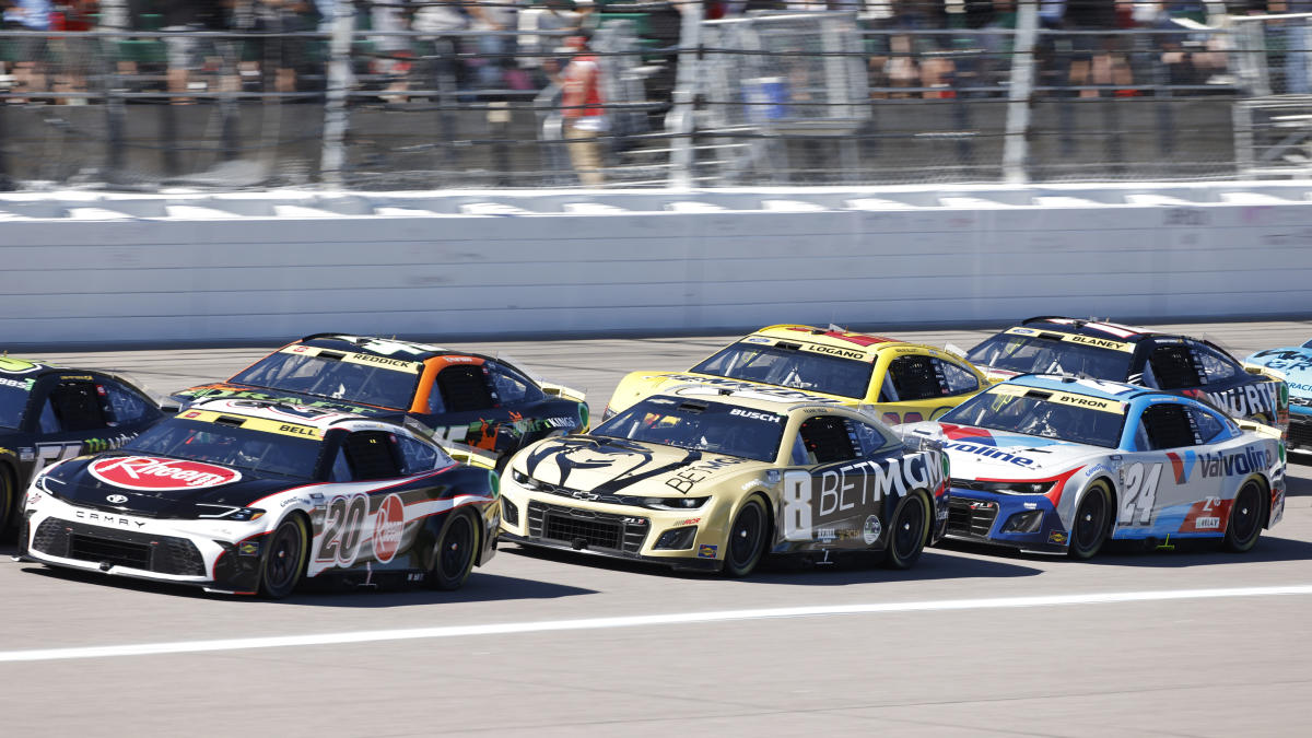 Chastain overtakes Truex on late restart to win NASCAR Cup Series race at Kansas Speedway