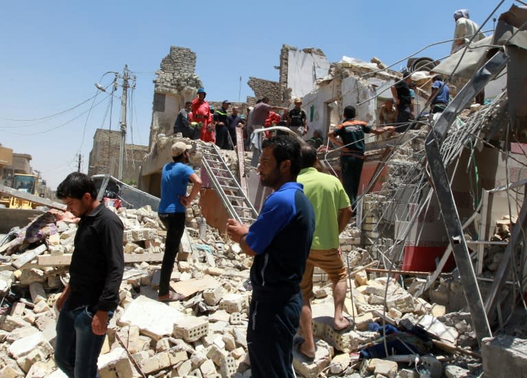 Iraqi officials say the explosion ripped through small houses in the Jadida neighbourhood of Baghdad, on July 6, 2015