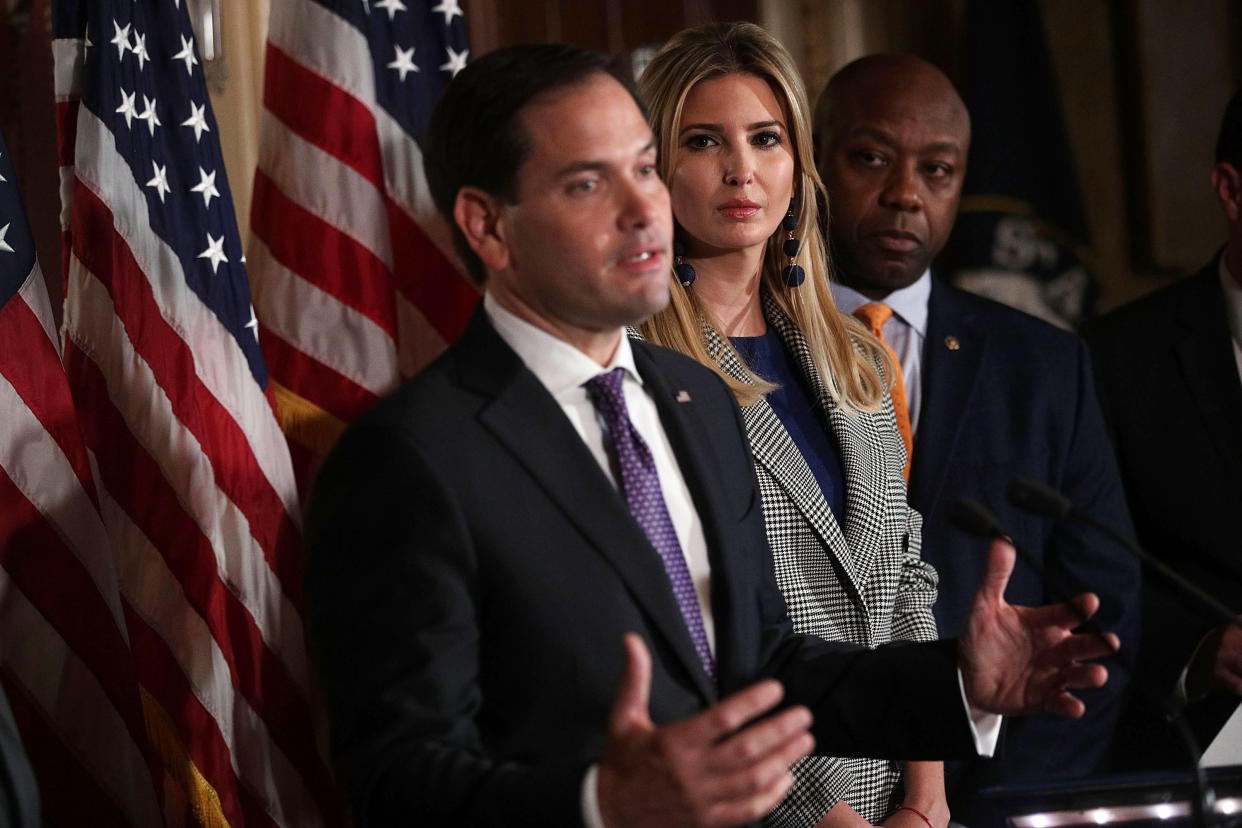 Ivanka Trump has been pushing the GOP on the paid leave issue. (Photo: Alex Wong via Getty Images)