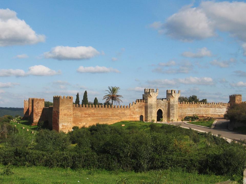 This January 2013 photo shows the walls of Chellah, just outside the city center of Morocco's capital, Rabat. The complex was a Roman site, then a necropolis and later an Islamic religious center, and is now a peaceful park. (AP Photo/Giovanna Dell'Orto)