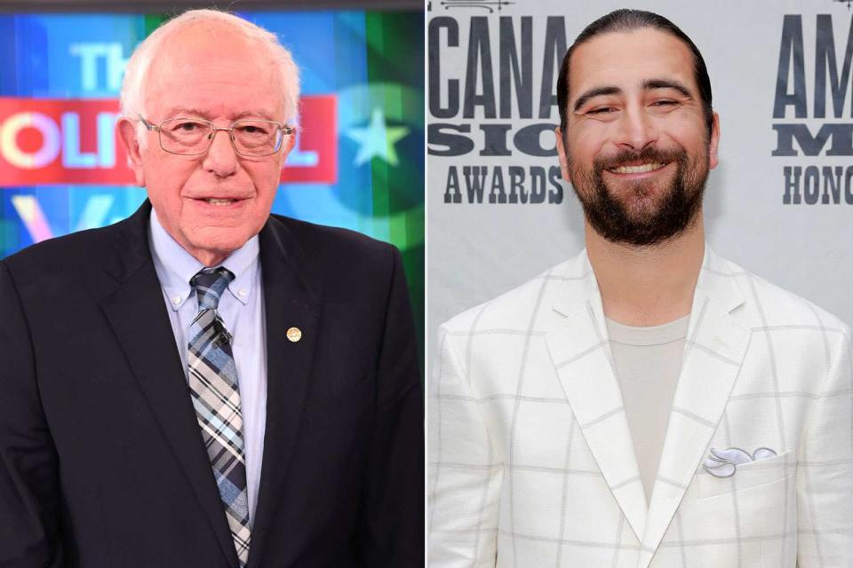 <p>Getty(2)</p> From Left: Bernie Sanders; and Noah Kahan