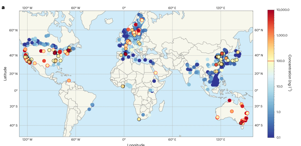 PFAS map