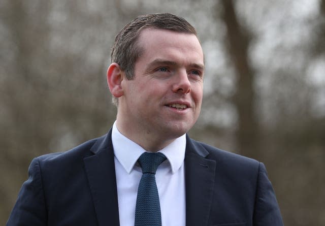 Scottish Conservative leader Douglas Ross