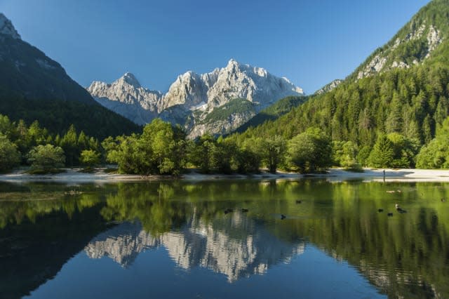 Jasna lake, Kranjska gora, Slovenia