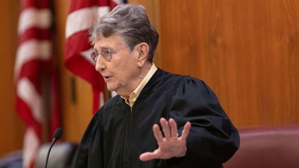 Judge Jean Toal talks to the court during the Alex Murdaugh jury-tampering hearing at the Richland County Judicial Center on Monday in Columbia, South Carolina. - Andrew J. Whitaker/Pool/The Post And Courier/AP