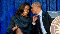 <p>Barack told <em><a href="https://www.marieclaire.com/politics/news/a1968/barack-obama-interview-women/" rel="nofollow noopener" target="_blank" data-ylk="slk:Marie Claire;elm:context_link;itc:0;sec:content-canvas" class="link ">Marie Claire</a> </em>in 2008 about his wife's best qualities. "Anybody who knows her well knows she's got the best sense of humor of anyone you'd ever want to meet," he said of Michelle. "She's the most quintessentially American person I know ... She's just a wonderfully normal, levelheaded person. Any American woman who meets her would immediately identify her as a fellow traveler."</p>