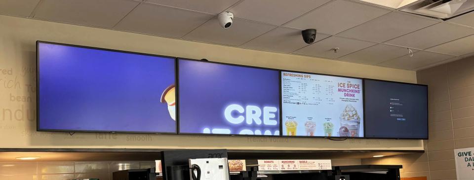 Malfunctioning digital menu board