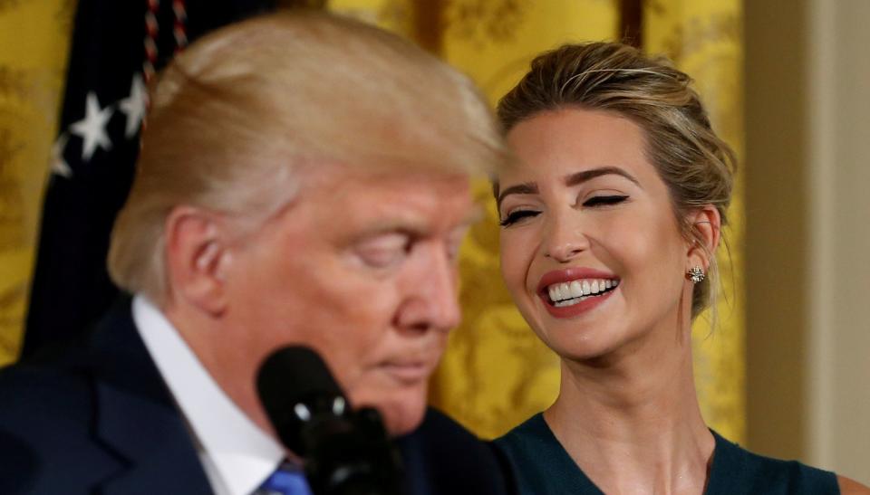 Donald Trump wrote off likely payments to his daughter Ivanka Trump as "consulting fees," one of many tax dodges revealed in The New York Times' report. (Photo: Jonathan Ernst / Reuters)