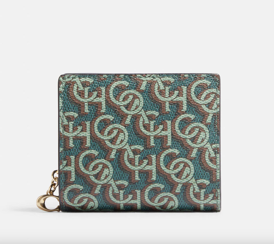 Snap Wallet with Coach Monogram Print (photo via Coach Outlet)