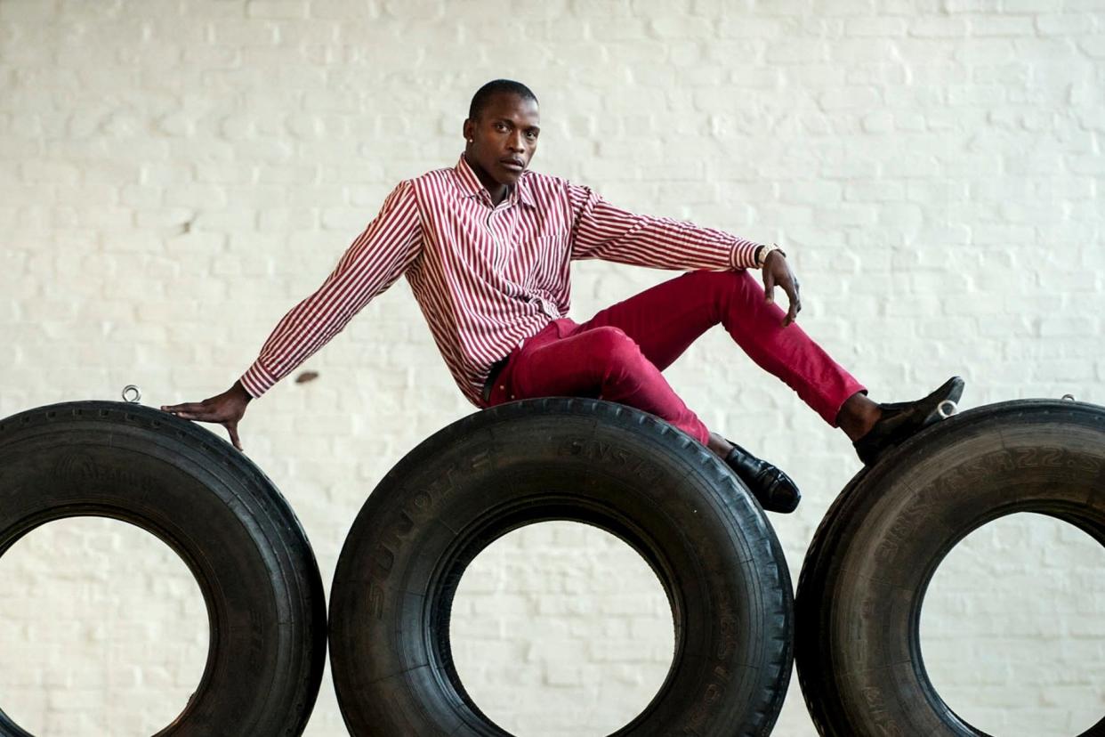 Luvo Manyonga in a photoshoot in South Africa: David Harrison