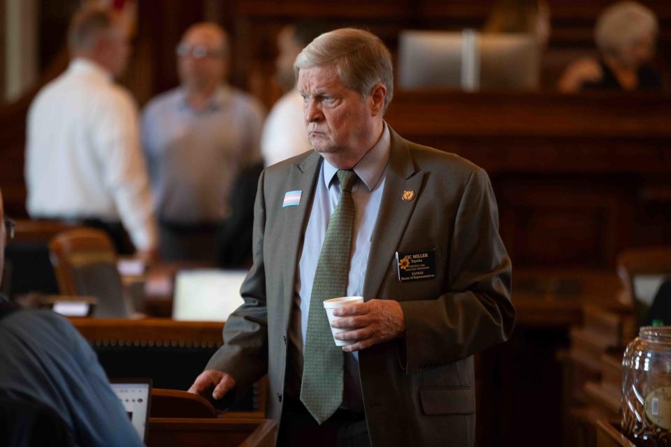 House Minority Leader Vic Miller, D-Topeka, is running for the Senate. Gov. Laura Kelly endorsed his opponent Patrick Schmidt.