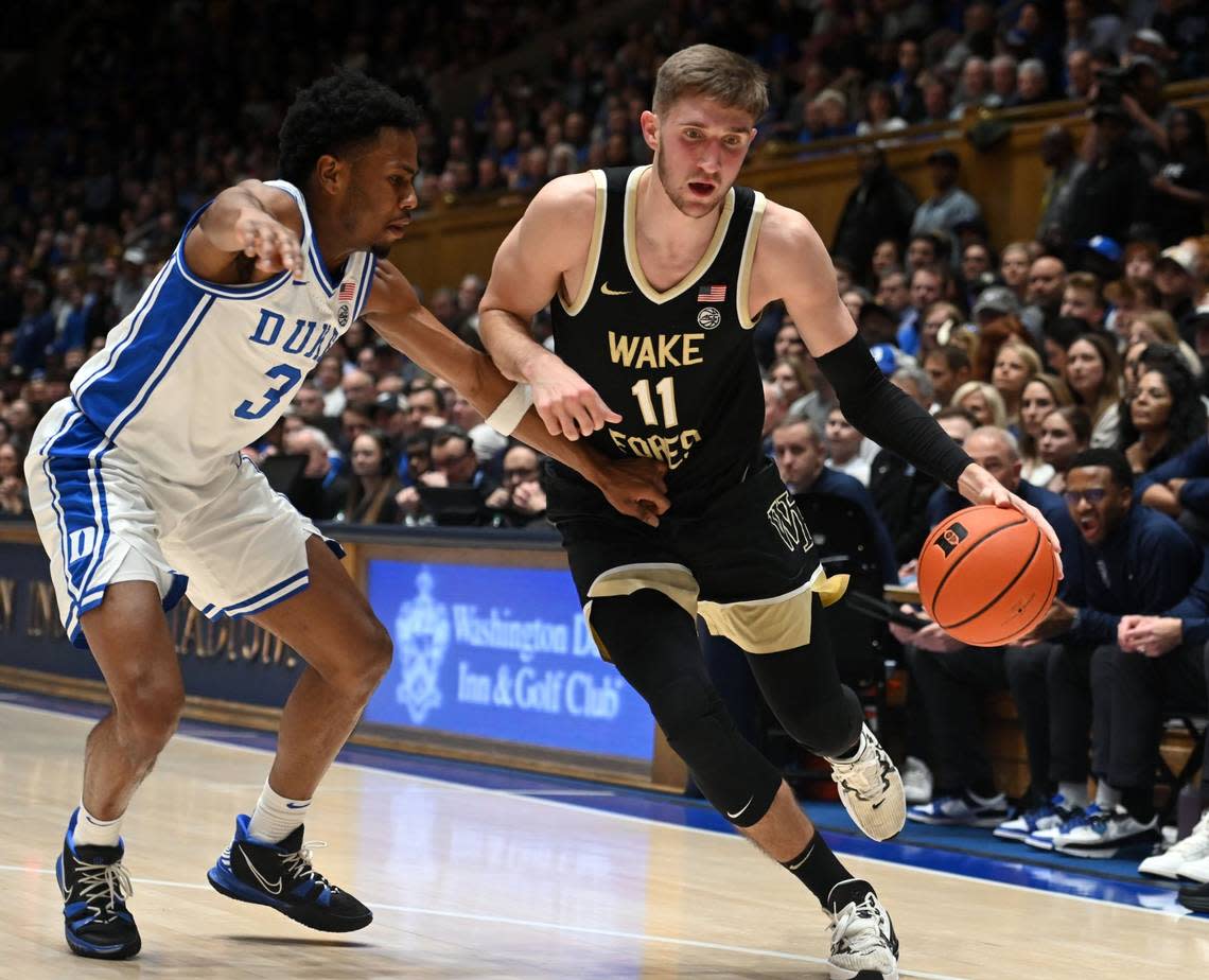 Andrew Carr played two seasons at Delaware followed by two seasons at Wake Forest before moving on to Kentucky.