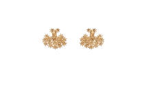 <p>Flower earring back small, $150, <a rel="nofollow noopener" href="https://auratenewyork.com/products/flower-earring-back-small" target="_blank" data-ylk="slk:auratenewyork.com;elm:context_link;itc:0;sec:content-canvas" class="link ">auratenewyork.com</a> </p>