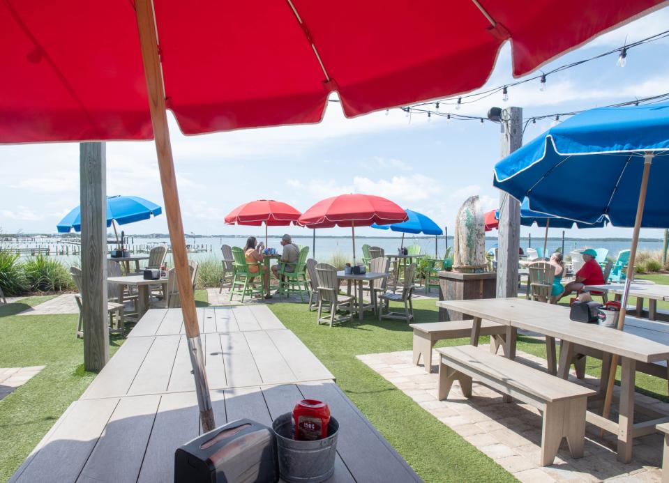 The waterfront view at Red Fish, Blue Fish in Pensacola Beach on Wednesday, June 7, 2023.