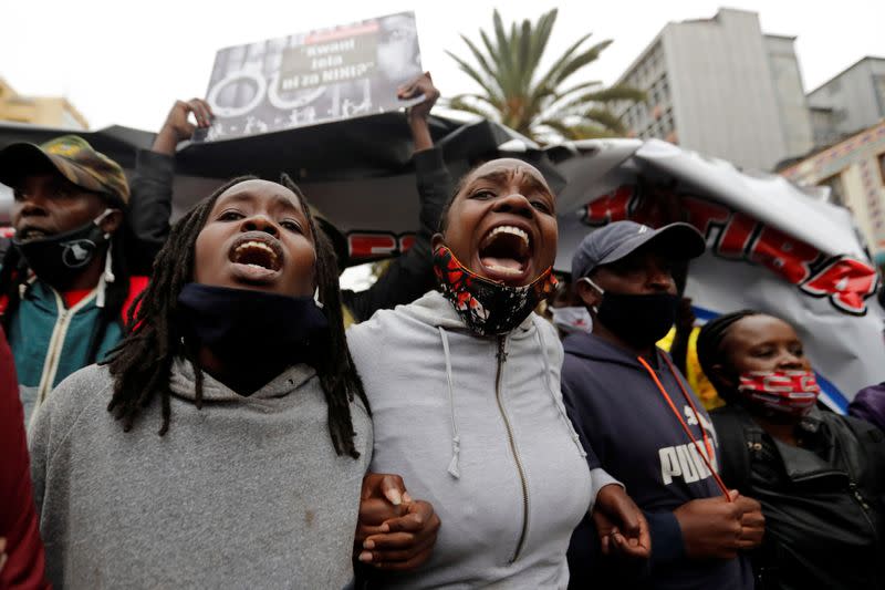 "Saba Saba People's March" anti-government protests in Nairobi