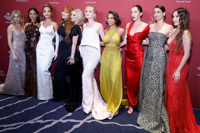 John Lamparski/Getty Sienna Miller, Eiza Gonzalez, Rita Ora, Charlotte Tilbury, Kate Moss, Kathryn Newton, Lori Harvey, guest and Demetra Pinset