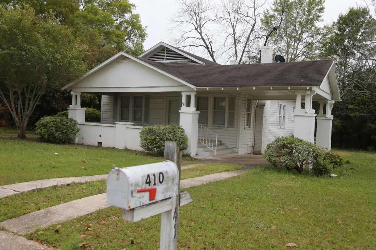 A home where Brett Bussey lived in Tifton, Ga.
