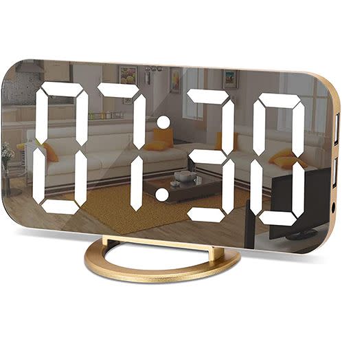 iPhone alarms are officially out, LED digital clocks are in. Sorry, I don&#39;t make the rules!