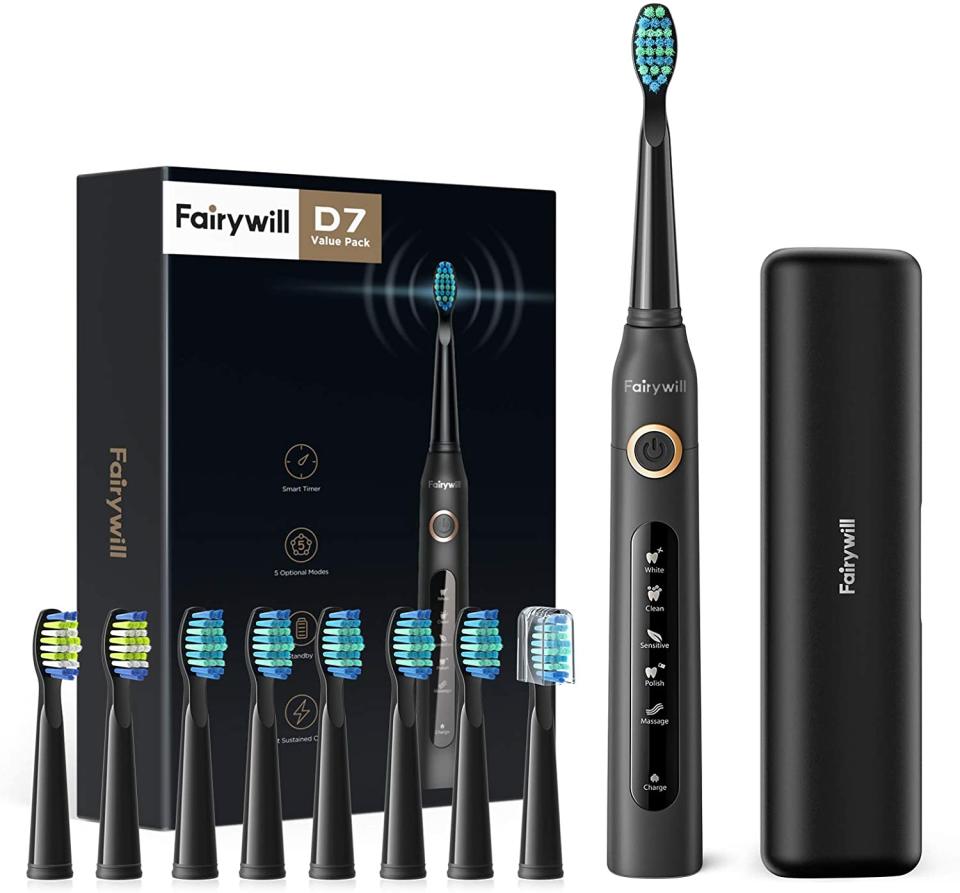 Fairywill Electric Toothbrush for Adults. Image via Amazon.