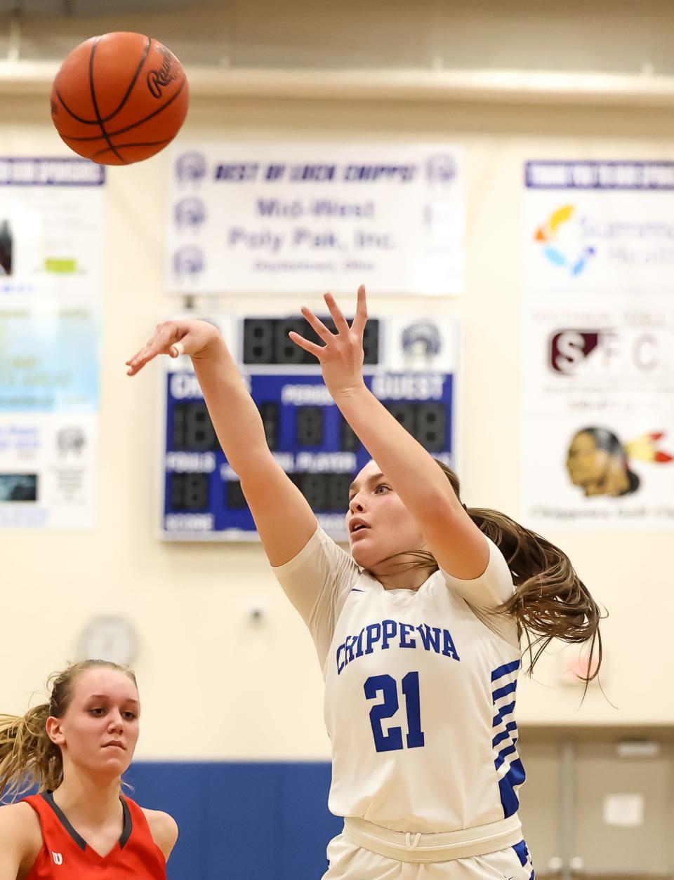 Chippewa's Annabel Rodriguez scored more than 1,000 points in her career, helping the Chipps to the state title game for the second time in program history.