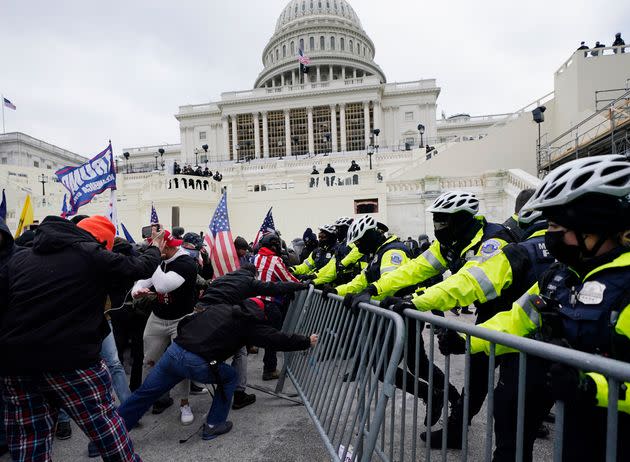 The Jan. 6, 2021. insurrection saw Donald Trump supporters push through police barriers and enter the U.S. Capitol in Washington.