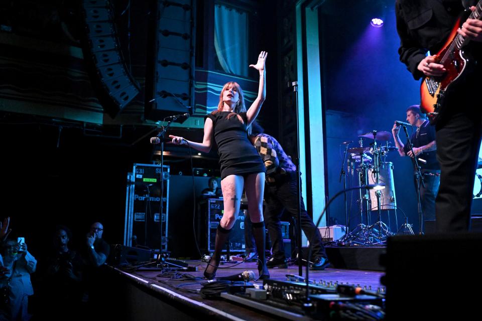 Hayley Williams of Paramore performs 2023 New Yorker Festival at Webster Hall on Oct. 6, 2023 in New York City.