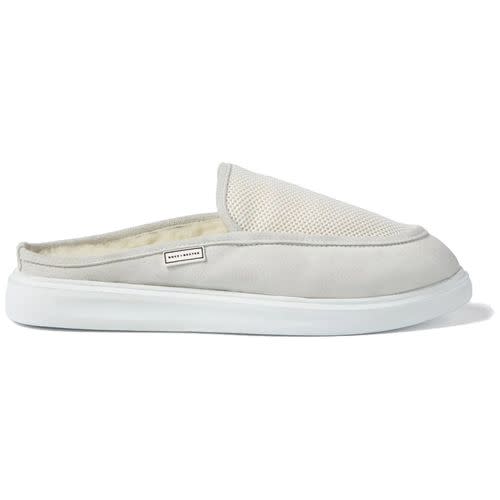 <p><a class="link " href="https://dukeanddexter.com/products/sean-off-white-slipper?variant=39758141063266" rel="nofollow noopener" target="_blank" data-ylk="slk:SHOP;elm:context_link;itc:0;sec:content-canvas">SHOP</a></p><p>Duke and Dexter: the brand behind a shearling-lined slipper so comfy, you’ll have a hard time taking it off. Good thing the sole unit is built for indoor and outdoor use. </p><p>£140; <a href="https://dukeanddexter.com/products/sean-off-white-slipper?variant=39758141063266" rel="nofollow noopener" target="_blank" data-ylk="slk:dukeanddexter.com;elm:context_link;itc:0;sec:content-canvas" class="link ">dukeanddexter.com</a></p>