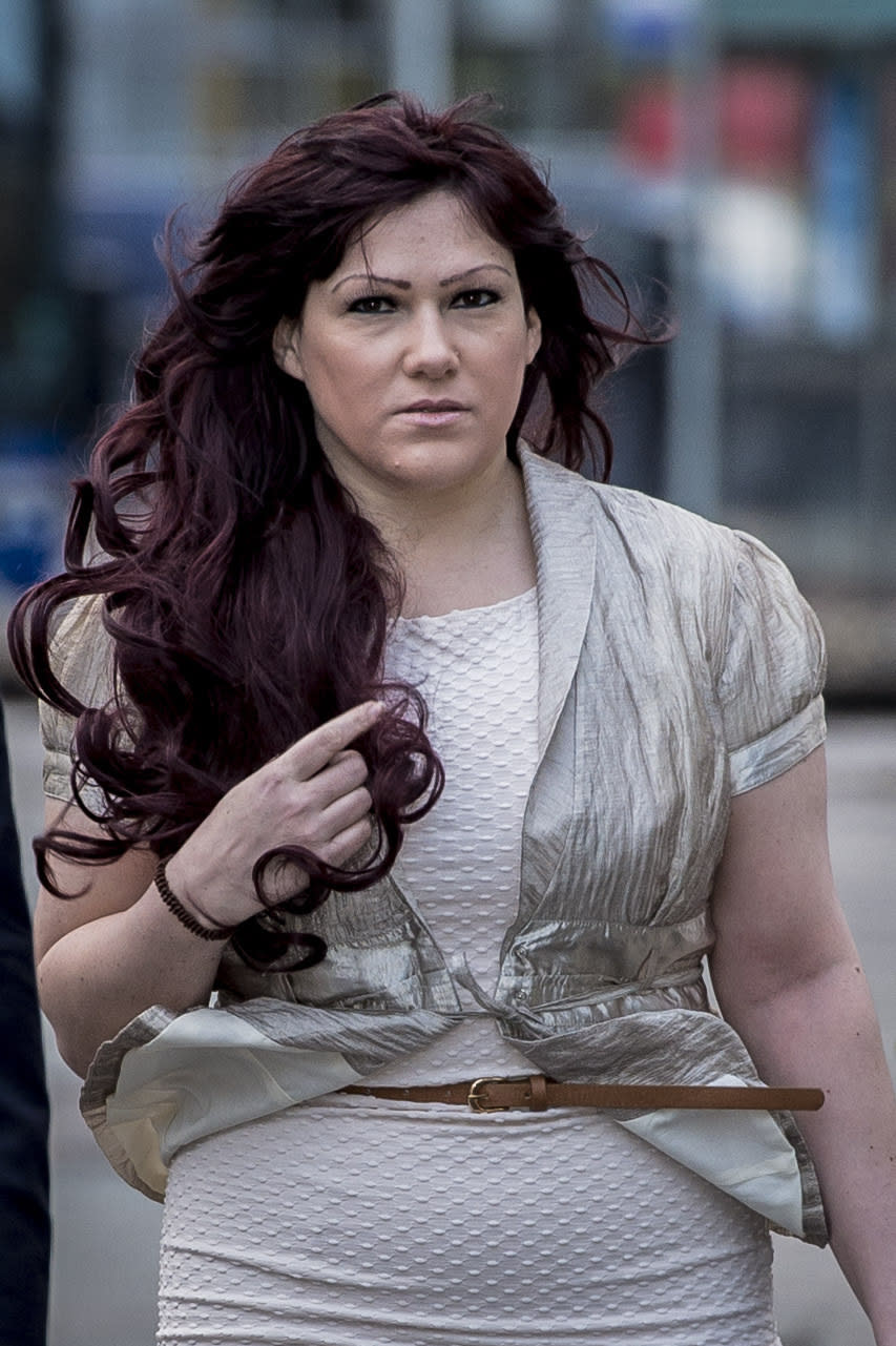 <em>Warnings – Watkins’ ex-girlfriendJoanne Mjadzelics took a laptop three times to Doncaster Police Station between March and May 2012, but South Yorkshire Police officers failed to examine it (Pictures: PA)</em>