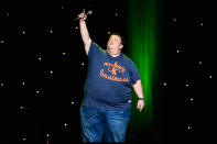 <p>The 45-year-old standup comedian <a rel="nofollow" href="https://www.yahoo.com/entertainment/ralphie-may-stand-comic-last-212328518.html" data-ylk="slk:died;elm:context_link;itc:0;sec:content-canvas;outcm:mb_qualified_link;_E:mb_qualified_link;ct:story;" class="link  yahoo-link">died</a> after suffering cardiac arrest on Oct. 6. May, who launched his career on NBC’s <i>Last Comic Standing</i> in 2003, “had been battling pneumonia and had canceled a handful of dates over the last month in an effort to recover,” his publicist, Stacey Pokluda, said in a statement. During his all-too-short career, the comedian appeared on <i>The Tonight Show With Jay Leno</i>, <i>The Wayne Brady Show</i>, and many others. (Photo: Getty Images) </p>