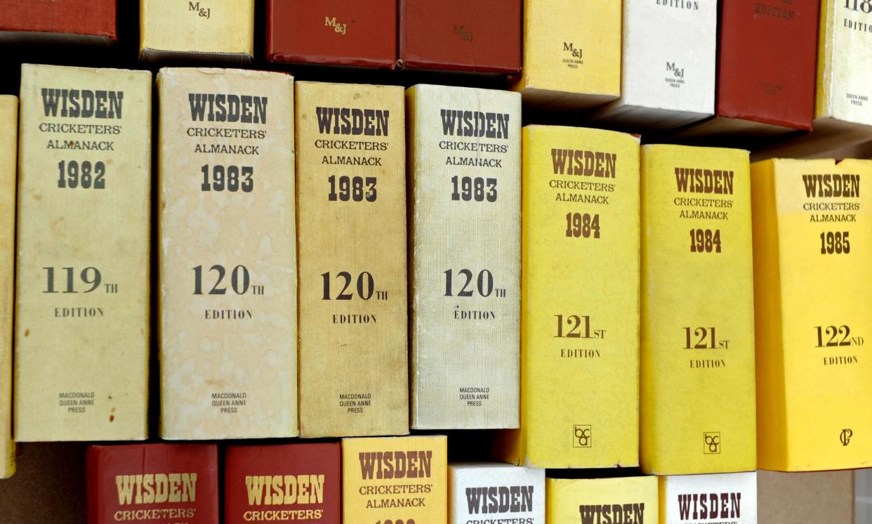 <span>Wisden Cricketers’ Almanack is in good hands with the current editor, Lawrence Booth, who has now racked up 13 editions.</span><span>Photograph: Simon Dack/Alamy</span>