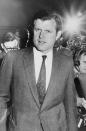 Sen. Edward Kennedy is trailed by reporters and cameraman as he arrived at Logan International Airport in Boston, Mass. Earlier in the day the Massachusetts Supreme Court announced they have granted Senator Kennedy’s request for a closed hearing into the death of Mary Jo Kopechne. (Photo: Bettmann/Getty Images)