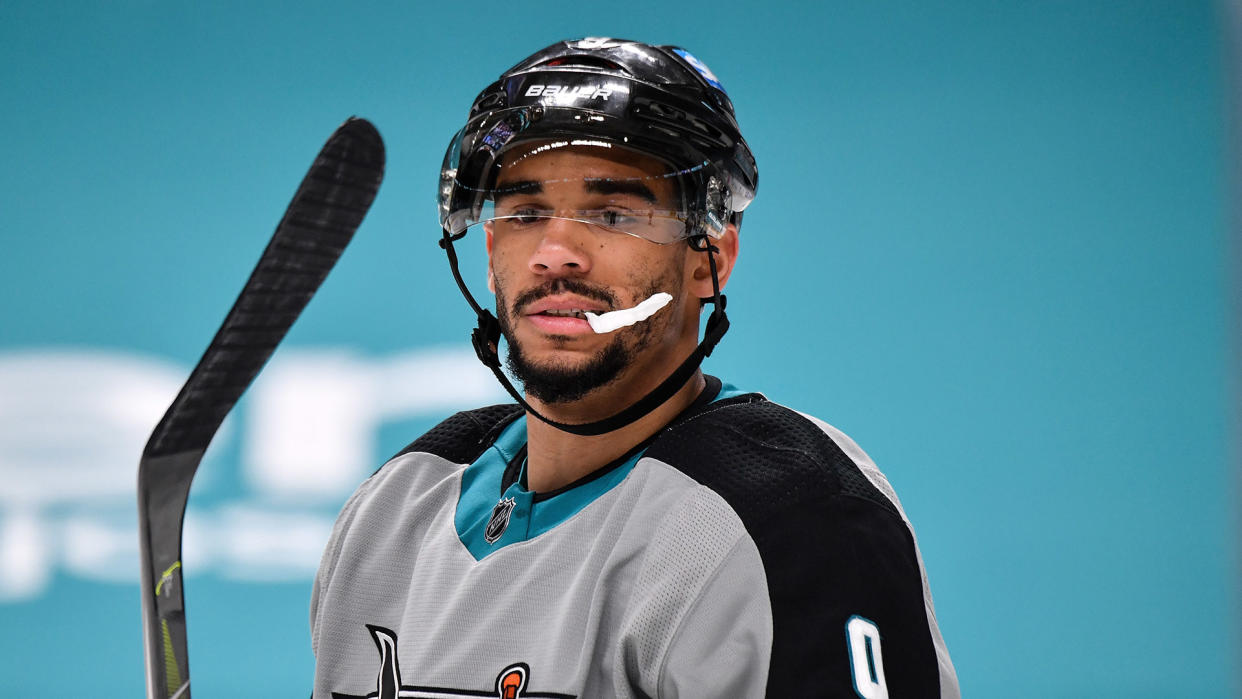 Evander Kane has been embroiled in a tumultuous offseason. (Photo by Brandon Magnus/NHLI via Getty Images)