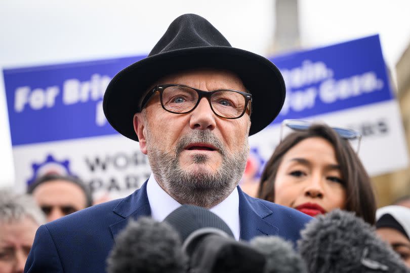 George Galloway accused the station of playing an 'edited clip' of his comments which have sparked controversy -Credit:Getty Images