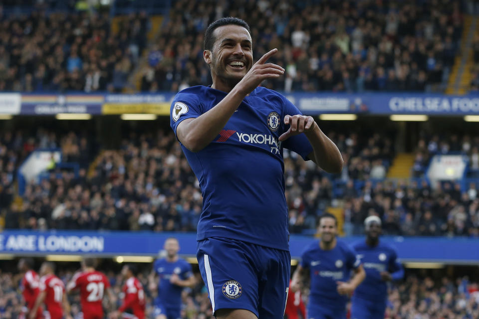 Le but délicieux de Pedro face à Watford (AFP).