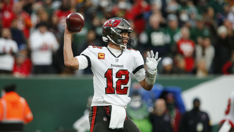 Tampa Bay Buccaneers quarterback Tom Brady during the second half.