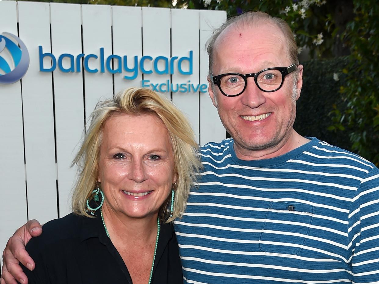 Jennifer Saunders and Adrian Edmondson (Getty)