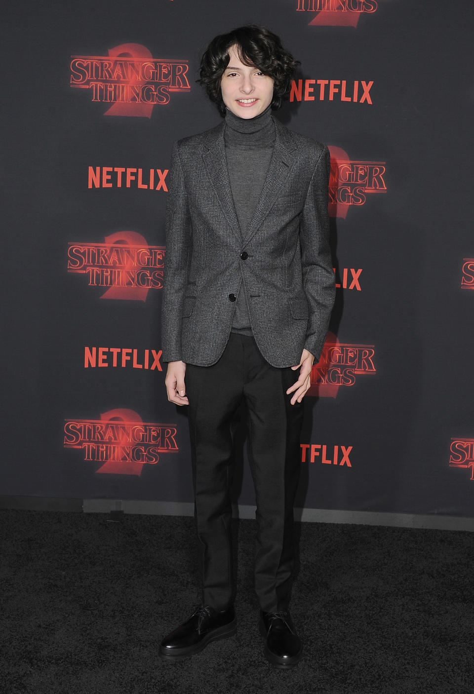 Finn Wolfhard at the ‘Stranger Things’ premiere