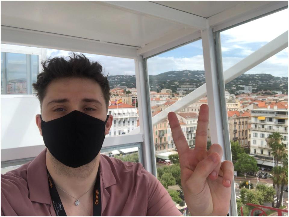 Cannes ferris wheel selfie