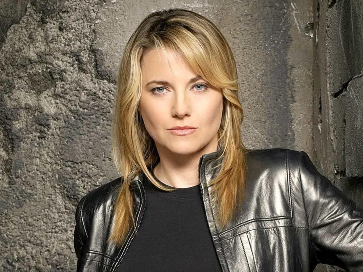 Lucy Lawless as D'Anna Biers in "Battlestar Galactica."