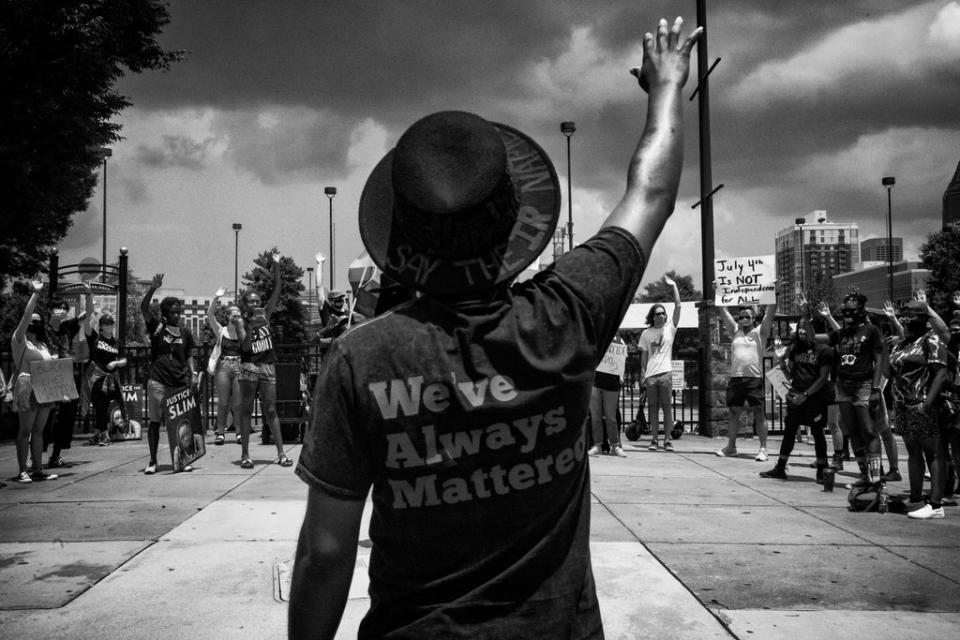 #FXCK July 4th: rally cultivating change from injustice and police brutality toward women and LGBTQ+, Atlanta, Georgia, 2020 (© Sheila Pree Bright)