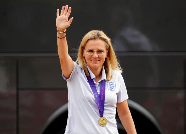 England head coach Sarina Wiegman