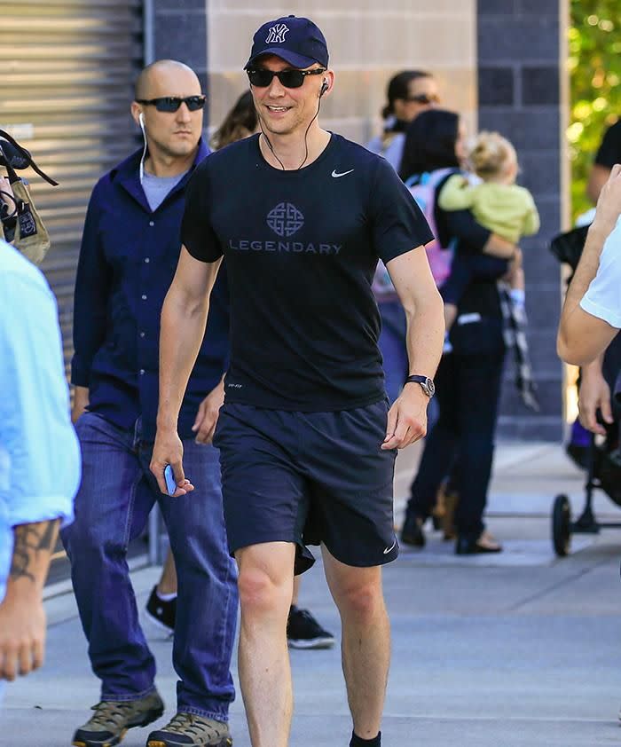 Tom Hiddleston in the Gold Coast. Source: Media-Mode
