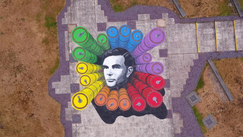 GCHQ installs artwork of Alan Turing in Cheltenham